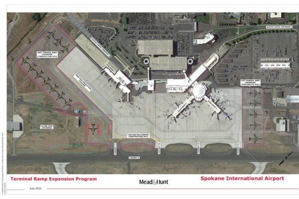 West RON Ramp and Taxilane Expansion Diagram